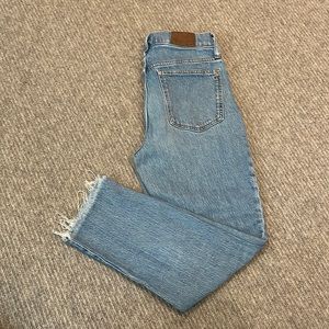 Madewell perfect vintage jean cropped